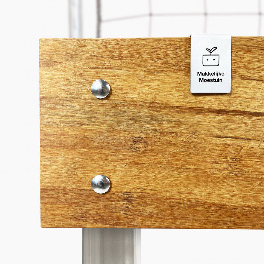 MM-bamboo tafel met klimrek 120x120cm (16 vakken)
