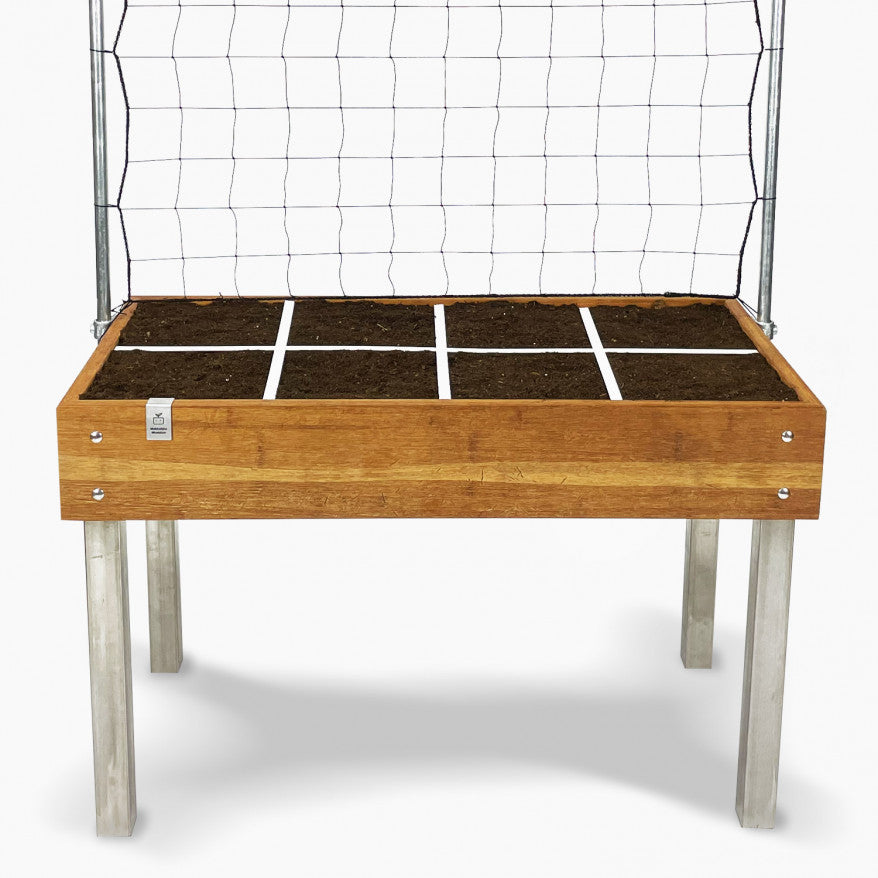 MM-bamboo tafel met klimrek 60x120cm (8 vakken)