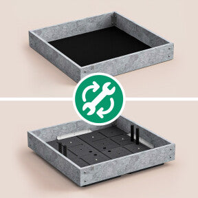 Ombouwset waterreservoirs