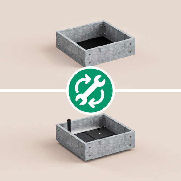 Ombouwset waterreservoirs