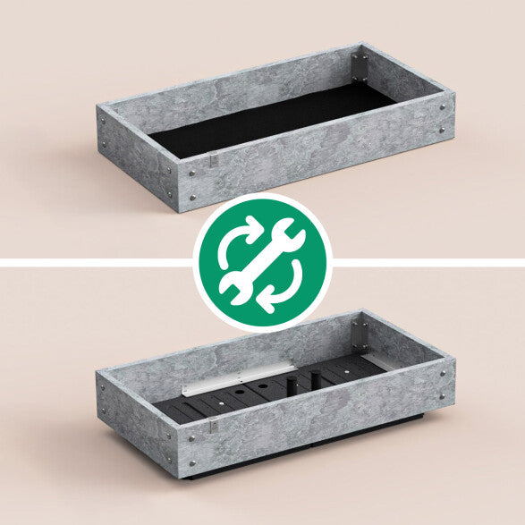 Ombouwset waterreservoirs