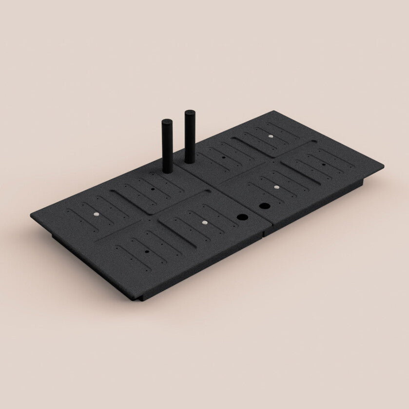 Tafel ombouwset waterreservoirs 8 vakken