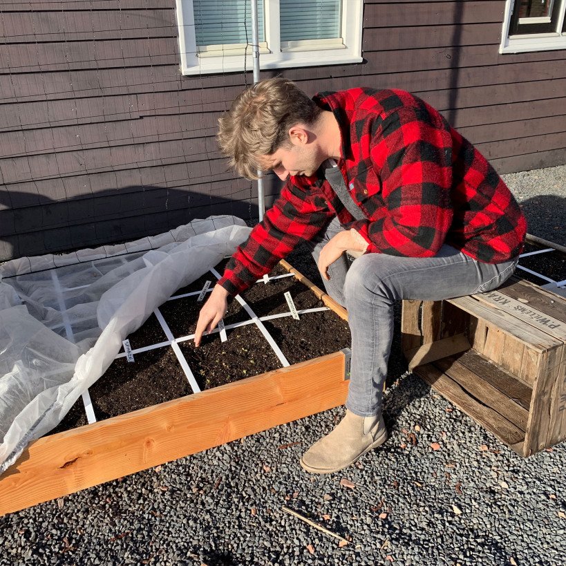 Hut für Gemüsegartenbox 120x120