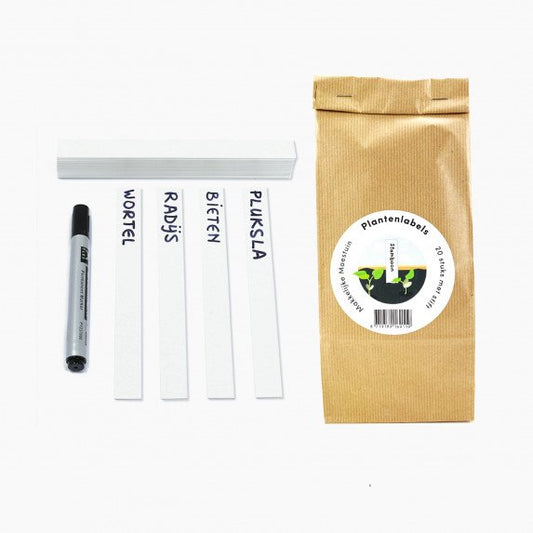 Plant labels 20 pieces with marker