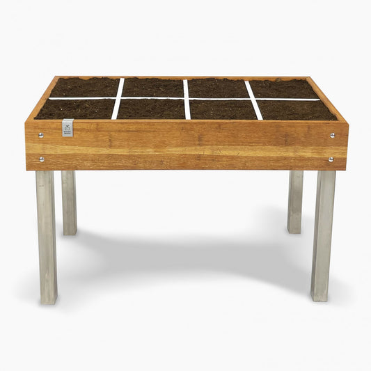 MM-Bambustisch 60x120cm (8 Fächer)