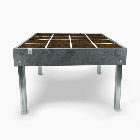 MM-Heldentisch 120x120cm (16 Fächer)